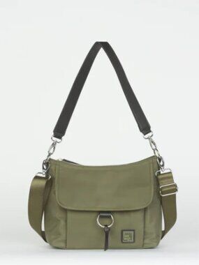 Brand New Ihkwip THE STELLAR SHOULDER BAG WITH CROSSBODY STRAP - MILITARY OLIVE